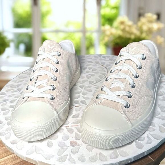 VEJA Wata II Low Leather Suede Almond Pierre Sneakers Shoes Size EU 42 US Women - Picture 5 of 12